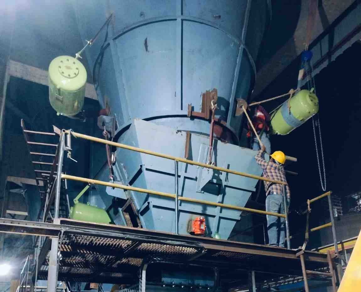 ubon india air blaster air cannon solve Bulk Material Flow Problems